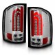 Chevy Silverado 2500HD 2007-2014 Chrome LED Tail Lights