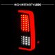 Chevy Silverado 2007-2013 Black Full LED Tail Lights DRL Tube