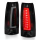 GMC Jimmy Full Size 1992-1994 Black Smoked LED Tail Lights DRL Tube