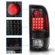 Ford F550 Super Duty 1999-2007 Black LED Tail Lights