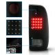 Ford F250 Super Duty 1999-2007 Black Smoked LED Tail Lights