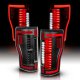Ford F250 Super Duty 2017-2019 Black Full LED Tail Lights