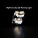 Volvo VNL 2004-2017 Black LED Halo Fog Lights