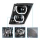 Volvo VNM 2004-2017 Black LED Halo Fog Lights