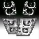 Volvo VNM 2004-2017 LED Halo Fog Lights