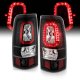 Chevy Silverado 3500 2001-2002 Black Halo LED Tail Lights