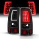 Chevy Silverado 2500HD 2001-2002 Black LED Tail Lights Tube