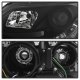 Audi A4 2006-2008 Black Projector Headlights with LED Daytime Running Lights