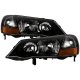 Acura TL 2002-2003 Black Headlights