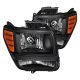 Dodge Nitro 2007-2011 Black Headlights