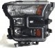Ford F150 2015-2017 Headlights Black