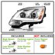 GMC Acadia 2007-2012 Projector Headlights LED DRL