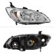 Honda Civic 2004-2005 Chrome Headlights