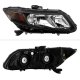 Honda Civic 2012-2015 Euro Headlights Black