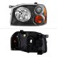 Nissan Frontier 2001-2004 Headlights Black