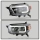 Toyota 4Runner 2010-2013 Black Headlights LED DRL