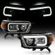 Toyota 4Runner 2010-2013 Black Headlights LED DRL
