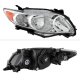 Toyota Corolla 2009-2010 Headlights Chrome
