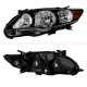 Toyota Corolla 2011-2013 Black Headlights