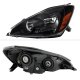 Toyota Sienna 2004-2005 Black Headlights
