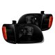 Toyota Tundra 2000-2004 Black Smoked Headlights Corner Lights