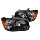 Toyota Tundra Double Cab 2005-2006 Black Headlights Corner Lights