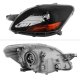Toyota Yaris 2007-2011 Black Headlights
