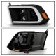 Dodge Ram 2500 2010-2018 Black Projector Headlights LED DRL Signals
