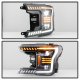 Ford F150 2018-2020 Black Projector Headlights DRL Signals