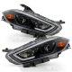 Dodge Dart 2013-2016 Black HID Projector Headlights