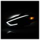 Dodge Dart 2013-2016 Black Projector Headlights LED DRL