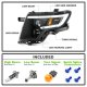 Ford Edge 2007-2010 Black Projector Headlights LED DRL