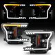 Ford F150 2018-2020 Black DRL Projector Headlights