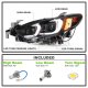 Mazda 6 2014-2017 Black LED DRL Projector Headlights