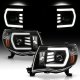 Toyota Tacoma 2005-2011 Black Projector Headlights DRL