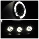 Pontiac Pursuit 2005-2006 Black Smoked Halo Projector Headlights LED