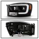 Dodge Ram 2006-2008 Black LED Low Beam Projector Headlights