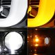 Ford F550 Super Duty 2008-2010 Low Beam LED Projector Headlights DRL Switchback Signals