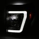 Ford F350 Super Duty 2011-2016 Black LED Low Beam Projector Headlights DRL
