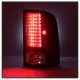 GMC Sierra 2007-2013 Red and Clear LED Tail Lights