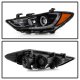 Hyundai Elantra 2017-2019 Black Projector Headlights LED DRL