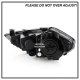 Hyundai Elantra 2017-2019 Black Projector Headlights LED DRL