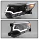 Ford Edge 2011-2014 Black Projector Headlights LED DRL