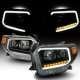Toyota Tundra 2014-2021 Black Projector Headlights LED DRL Signals