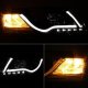 Audi A6 2005-2007 Black Projector Headlights LED DRL