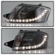 Audi TT 2000-2006 Black Projector Headlights with LED