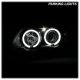 BMW X5 2001-2003 Black Halo Projector Headlights