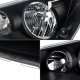 Chrysler Sebring 2007-2010 Black Headlights