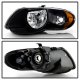 Chrysler Town and Country 2005-2007 Black Headlights