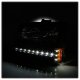 Chevy Silverado 2500 2003-2004 Black Headlights LED Bumper Lights